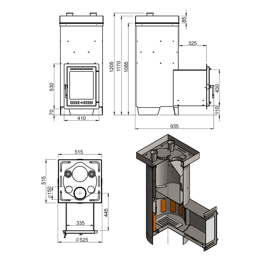 Печь для бани Эверест 